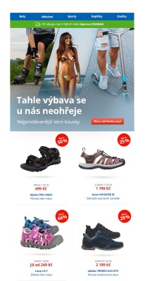 akční leták Sportisimo 28.7.2019-2.8.2019
