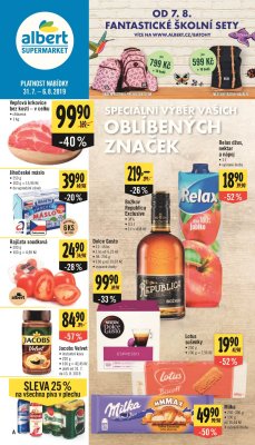 akční leták Albert 31.7.2019-6.8.2019
