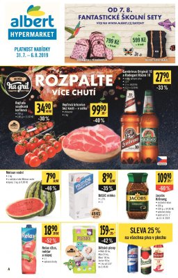 akční leták Albert 31.7.2019-6.8.2019