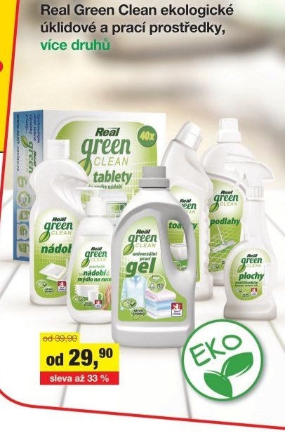 Čistící prostředky Reál Green Clean