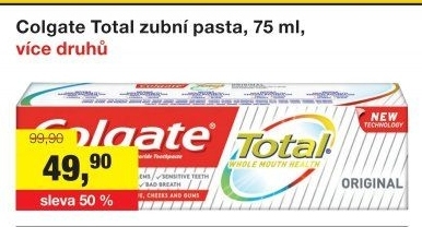Pasta na zuby Total Colgate
