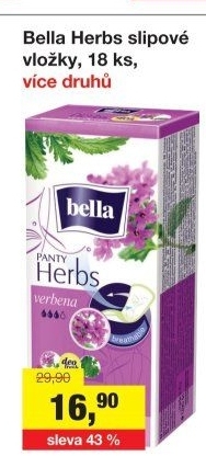 Vložky dámské slipové Panty Herbs Bella
