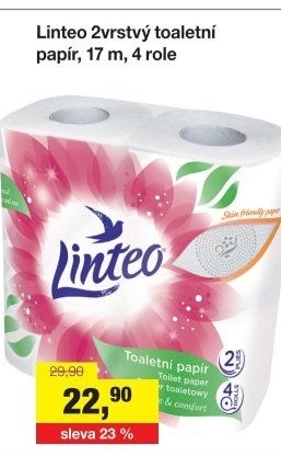 Toaletní papír 2vrstvý Linteo