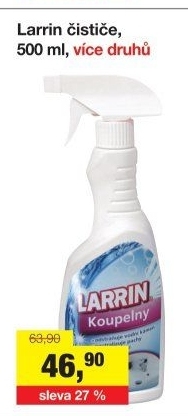 Čističe ve spreji Larrin
