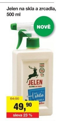 Čistič skel a zrcadel Jelen