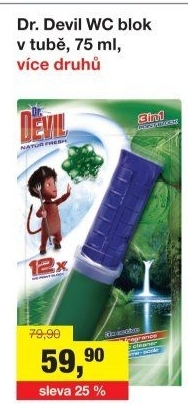 WC blok bodový Dr. Devil