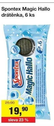 Drátěnka saponátová Magic Hallo Spontex