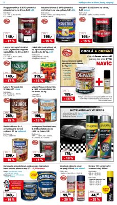 akční leták Barvy a laky drogerie 30.7.2019-18.8.2019