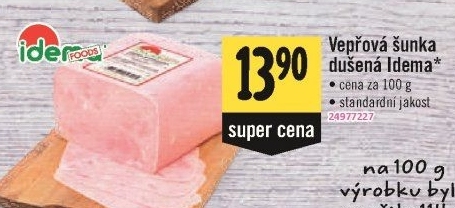 Šunka vepřová dušená Idema