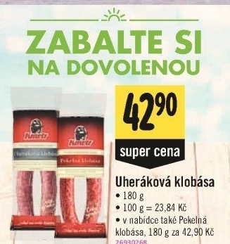 Klobása Uheráková Kmotr