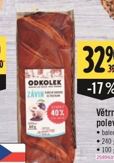 Závin s náplní Odkolek