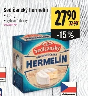 Sýr Hermelín Sedlčanský