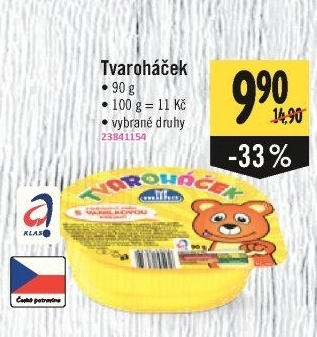 Dezert Tvaroháček Milko