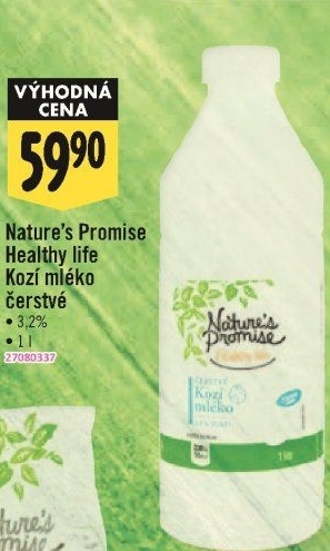 Kozí mléko čerstvé Healthy life Nature'