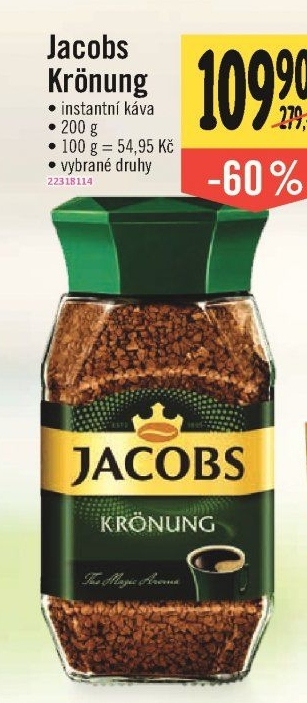 Instantní káva Jacobs Krönung