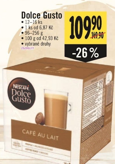 Kapsle Dolce Gusto Nescafé