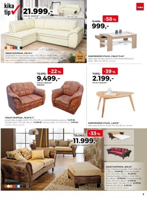 akční leták Kika nábytek 8.8.2019-21.8.2019