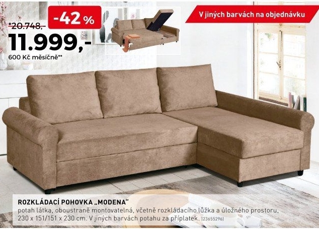 Rozkládací pohovka Modena