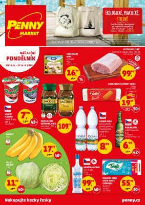 akční leták Penny Market 12.8.2019-14.8.2019