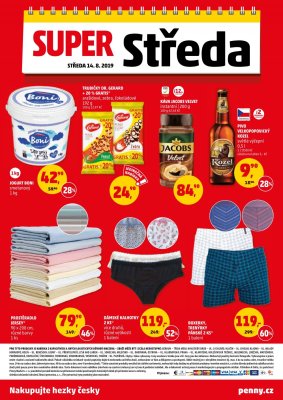 akční leták Penny Market 12.8.2019-14.8.2019