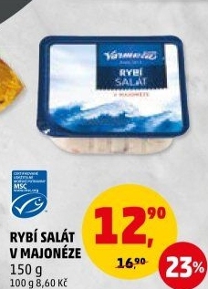 Salát rybí v majonéze Varmuža