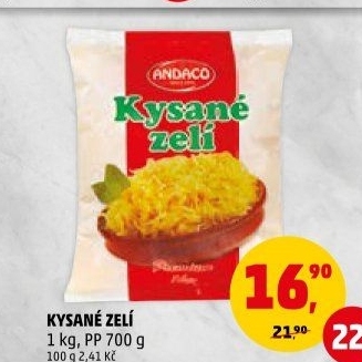 Zelí kysané Andaco