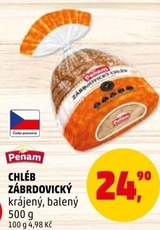 Chléb zábrdovický Penam