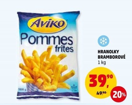 Hranolky mražené Aviko