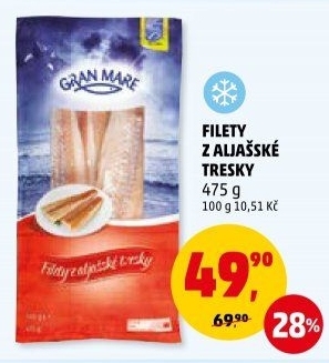 Aljašská treska mražená Gran Mare