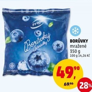 Borůvky mražené Frigo