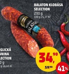 Klobása Balaton Selection Schneider