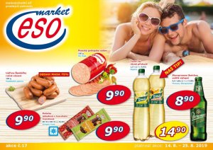 akční leták ESO MARKET 14.8.2019-25.8.2019