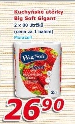 Kuchyňské utěrky 2vrstvé Gigant Big Soft