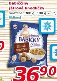 Knedlíčky játrové mražené Dobroty Babičky Kláry