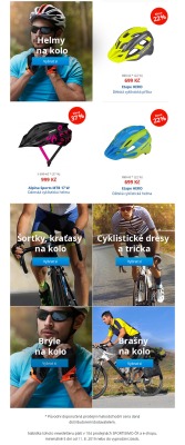 akční leták Sportisimo 11.8.2019-16.8.2019