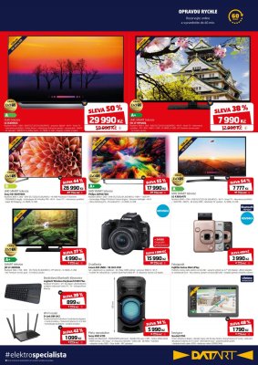 akční leták Datart 14.8.2019-20.8.2019