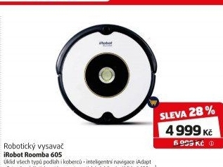 Robotický vysavač Roomba 605 iRobot