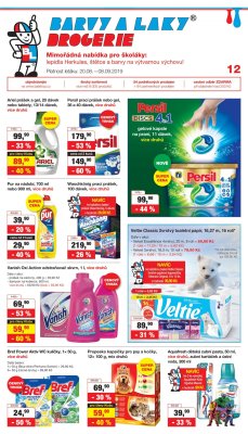 akční leták Barvy a laky drogerie 20.8.2019-7.9.2019