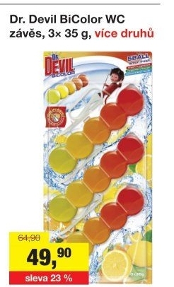 WC blok Bicolor Dr. Devil