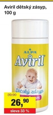 Zásyp dětský Aviril Alpa