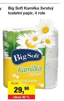 Toaletní papír 3vrstvý Big Soft