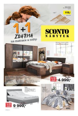 akční leták Sconto nábytek 21.8.2019-3.9.2019
