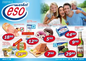 akční leták ESO MARKET 28.8.2019-8.9.2019