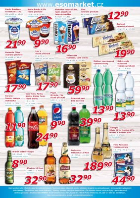 akční leták ESO MARKET 28.8.2019-8.9.2019