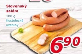 Salám slovenský točený Kostelecké uzeniny