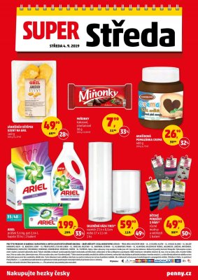 akční leták Penny Market 2.9.2019-4.9.2019