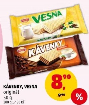 Oplatky Kávenky Sedita