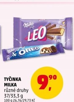 Tyčinka čokoládová Milka