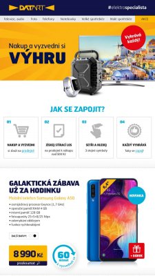 akční leták Datart 2.9.2019-8.9.2019