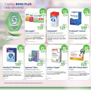 akční leták BENU Lékárna 1.9.2019-30.9.2019